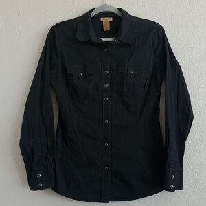 Wrangler Fitted Button Up | Women’s long sleeve Western outdoor wear | Small